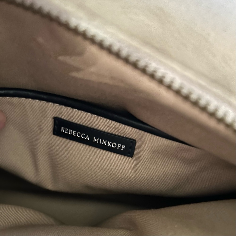 Like New Rebecca Minkoff Quilted Leather Shoulder Bag in a Blush/Taupe Color. - Picture 10 of 10